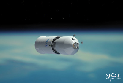 The additional module consists of lunar living quarters, and a propulsion module.