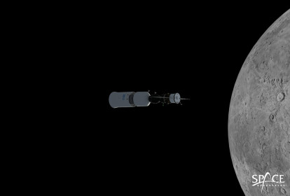You will pass within 100km of the Moon's surface.