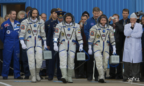 You and your fellow crew report for launch.