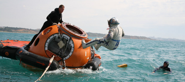Splash down training