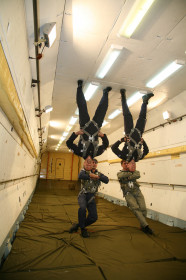 Zero gravity space flight training