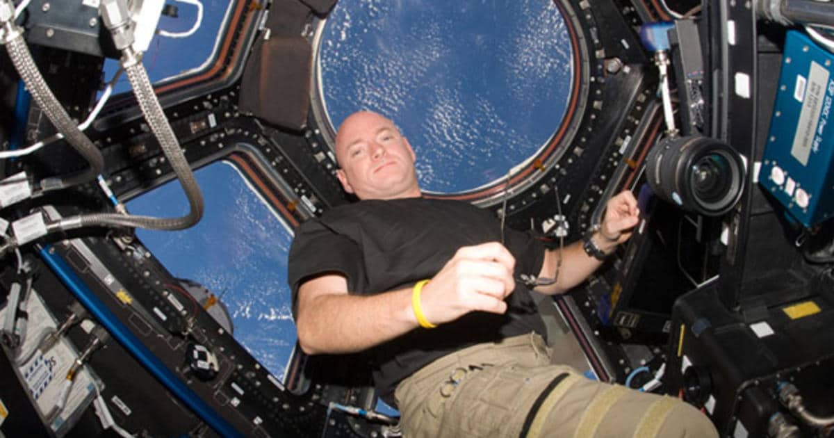 Scott Kelly in the Cupola - Space Adventures