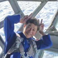 Practicing Earth photography onboard the ZG plane